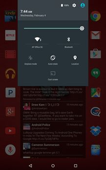 Fotografía - [5.1 Feature Android Spotlight] Changement Wi-Fi ou Bluetooth Connexions dans le menu Quick Settings
